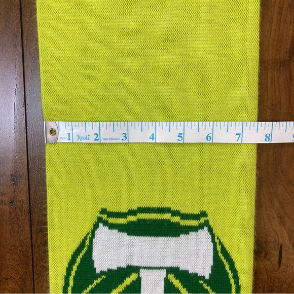 Adidas Portland Timbers Scarf 57" One Size Acrylic MLS Soccer Green Reversible. - Picture 4 of 8